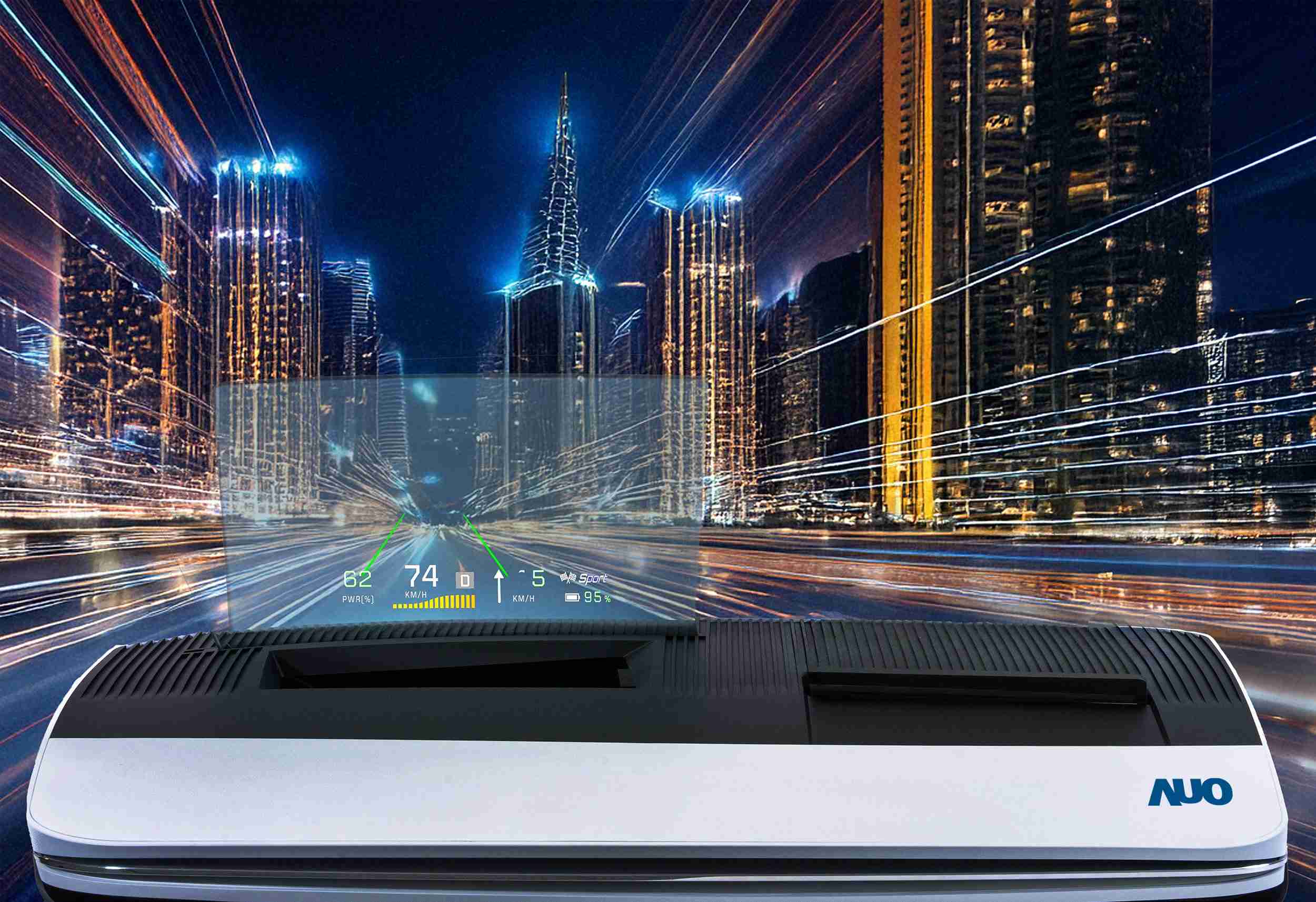 尊时凯龙推出13吋Micro LED抬头显示器，，，，提供高入眼亮度、、、高色彩饱和度的显示质量，，，，在阳光下或黑暗中都清晰可见，，并利用Micro LED模块体积小的优势，，解决车用空间有限的痛点